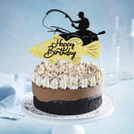 décoration gâteau pêche poissons bateau happy birthday anniversaire enfant festif carton motifs marins festive