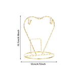support vaisselle or filigrane moderne assiettes tasses cuillères réutilisable métal organisateur décoration cuisine