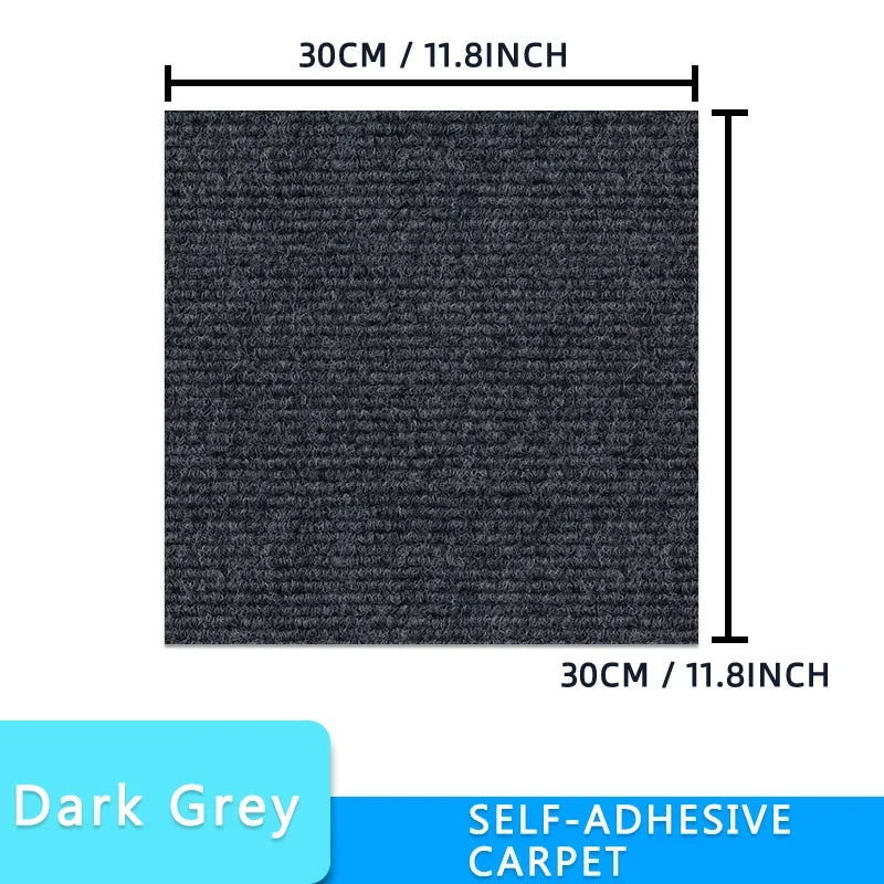 tapis auto adhésif 30cm 30cm multiple couleurs carreaux géométriques moderne antidérapantintérieur décoration