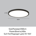 plafonnier led carré blanc ultra fin moderne luminaire salon chambre salle manger