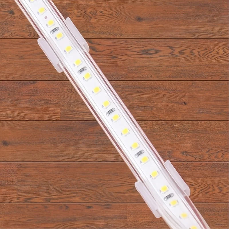 clips montage ruban led transparents vis moderne pack 50 clips fixations led