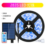 ruban led solaire multicolore modes points lumineux moderne clips