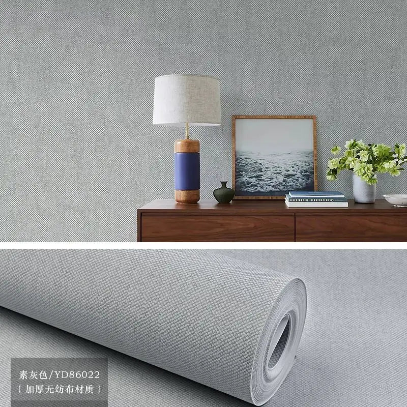 papier peint moderne minimaliste uni beige gris résistant humidité cuisine chambre salon