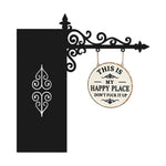 lampe bibliothèque vintage lampe suspendue chaîne motifs floraux noir décoratif chambre étude