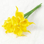 bouquet fleurs artificielles calla blanches vase décoration mariage fête maison