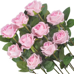 bouquet roses artificielles classiques blanc rouge violet intérieur mariage décoration anniversaire baby shower