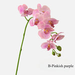 bouquet artificiel orchidées phalaenopsis rose blanc jaune moderne décoration intérieure mariage anniversaire fêtes
