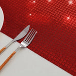 nappe festive brillante effet miroir argenté blanc table anniversaire carnaval mariage coachella