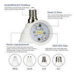 ampoule led gu10 249 2000 lumens blanc mat moderne 50000 heures 120 degrés