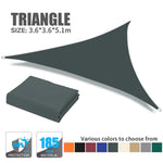 voile soleil gris tissé moderne protection uv 98% jardin extérieur imperméable