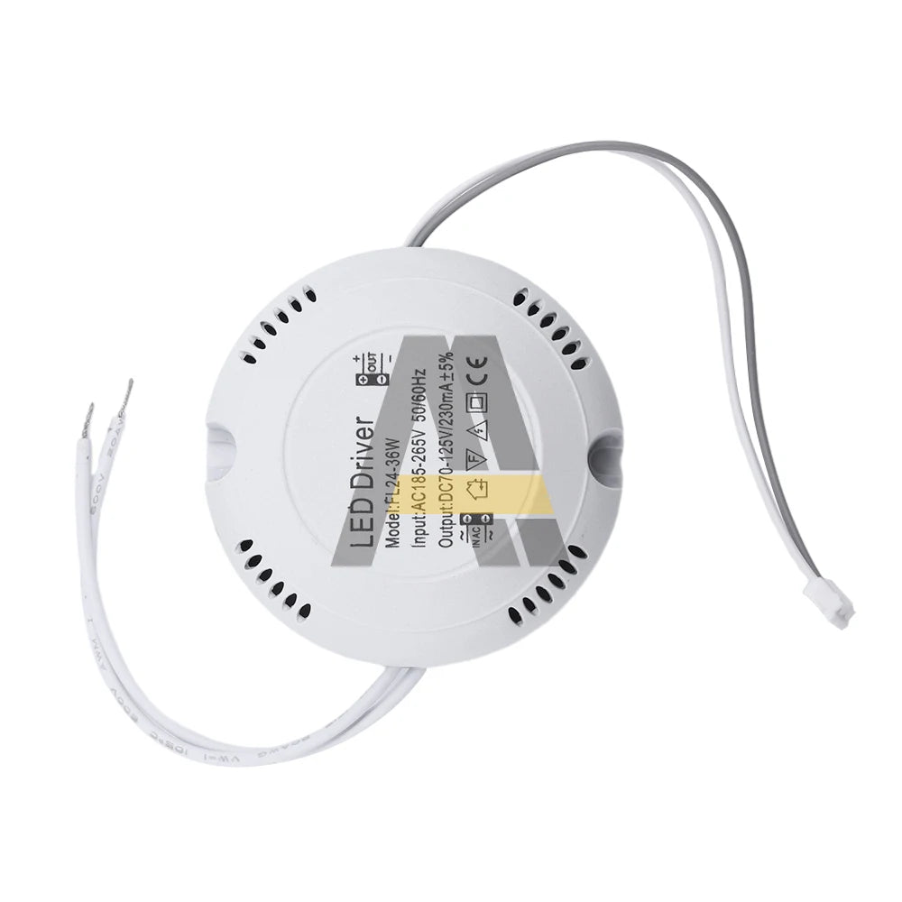 driver led blanc moderne adhésif câbles blancs 24v 36v 8w 24w