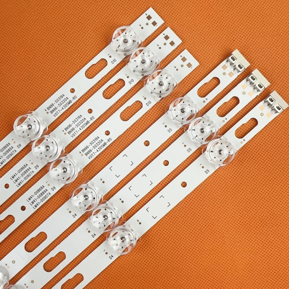 bande lumineuse led blanc moderne adhésive 110v 240v 50cm 10leds tv reparations