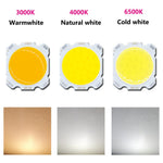 LED COB 3W 5W orange blanc jaune 22x24mm modernes puissantes