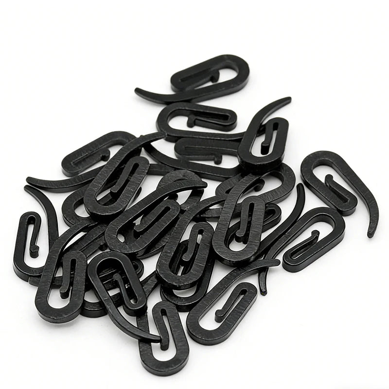 clips suspension noir tringle rideau polonais voies accessoires décoration intérieure moderne