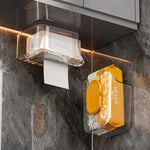 porte serviettes porte guêtres transparent moderne pratique adhésif cuisine salle bains