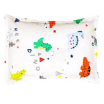 taies d'oreiller bébé 100% coton dessin animé étoiles feuilles moderne gris blanc jaune rose