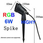 projecteur solaire led rgb ip65 moderne piquet cable noir abs