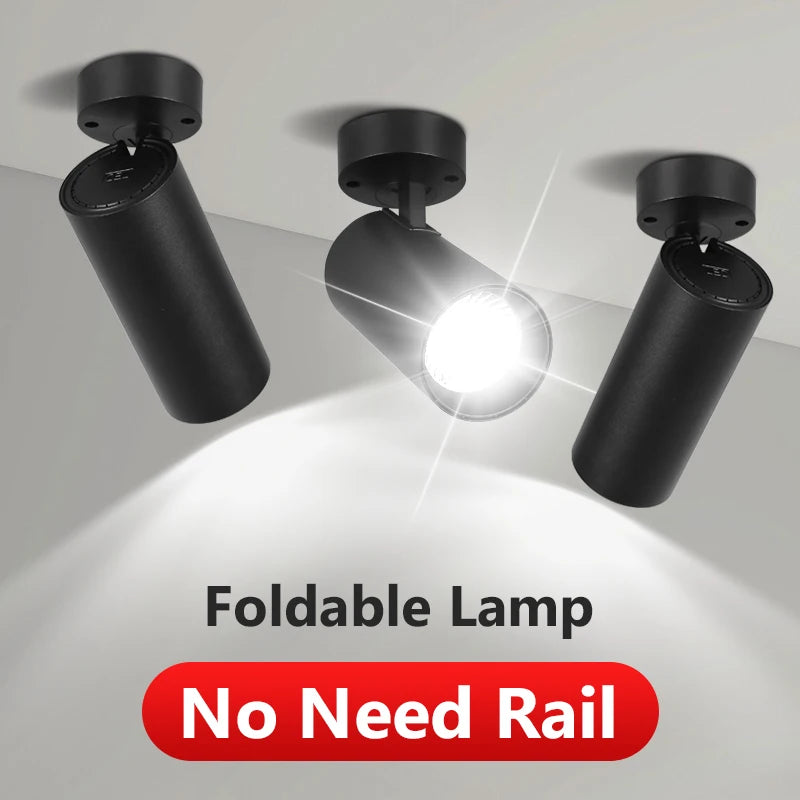 lampe pliable led noir blanc moderne salon cuisine chambre 220v 40w