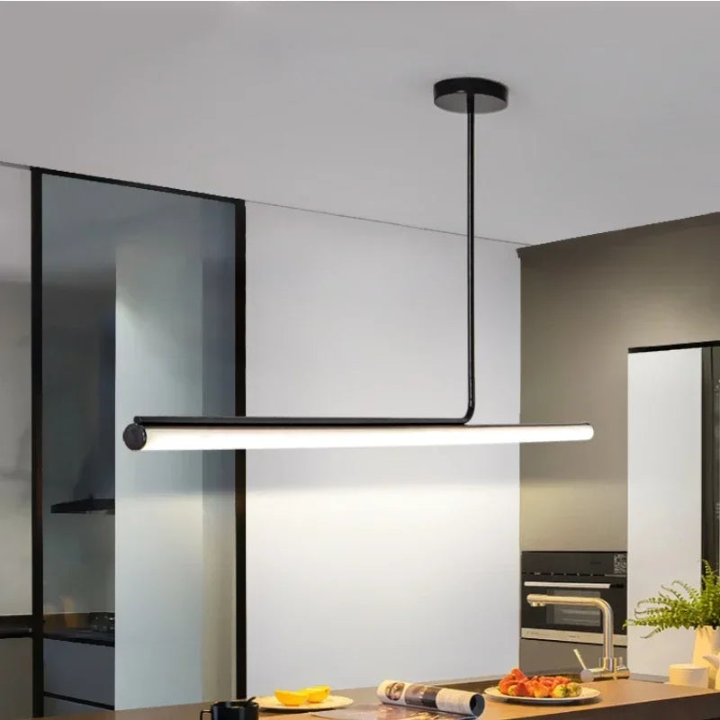 lampe suspendue moderne led noir rouge blanc brillante lumière fixe assemble facilement