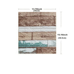 papier peint mural adhésif 3d effet brique texture moderne gris marron beige décoration