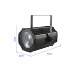 projecteur scénique 200w noir moderne dmx controleur tringle disco professionnel