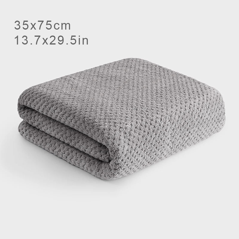 serviettes bain coton microfibre rapide séchage blanc rose gris bleu moderne