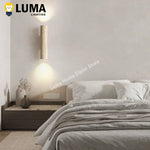 applique murale pierre marbre beige bois moderne salon chambre salon