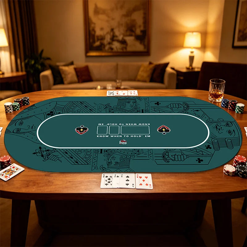 tapis poker gris illustrations cartes poker moderne antidérapant résistant intérieur salon adultes