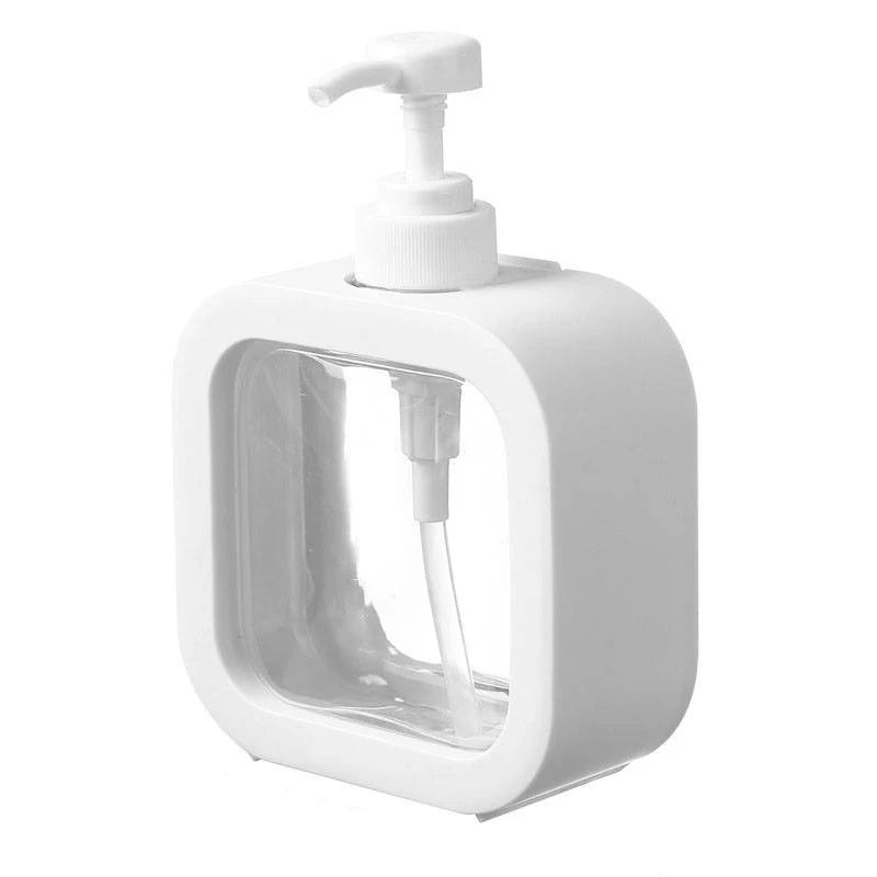 distributeur savon liquide transparent violet noir rose blanc moderne minimaliste rechargeable salle bains cuisine