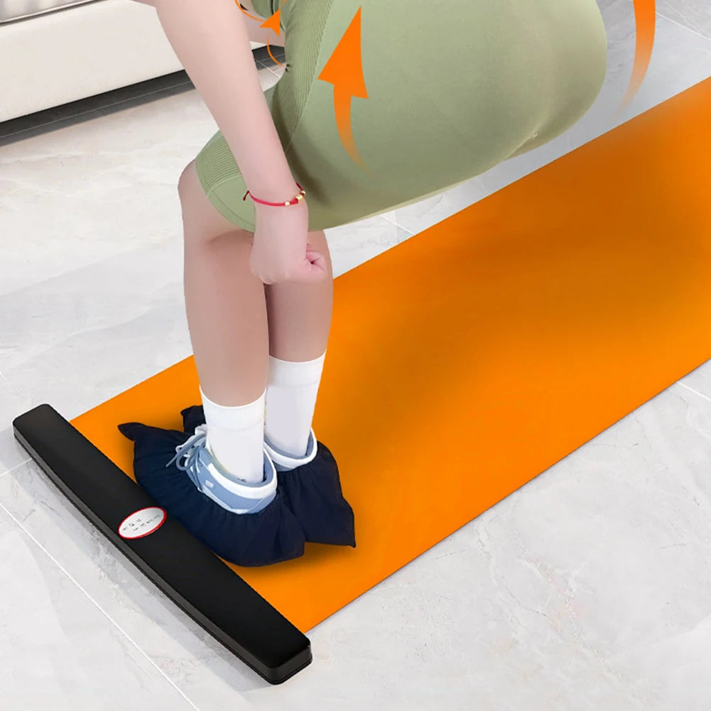 tapis sol orange noir moderne 180cm 200cm pvc épais 1,5mm adhésif fitness yoga pilates