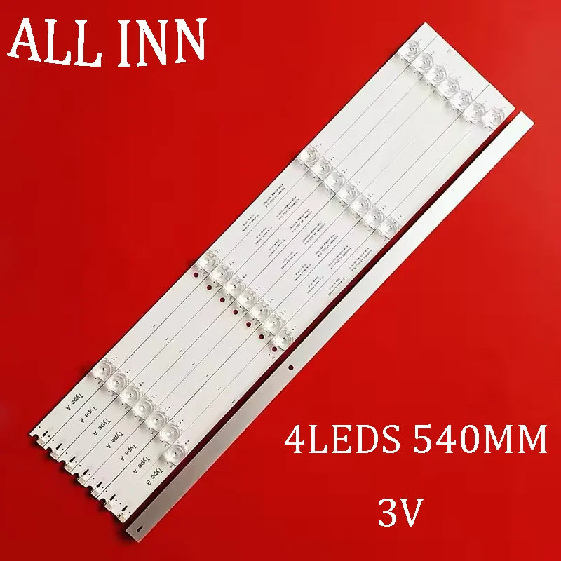 bande led 540mm lampes blanc moderne 3v fixations inclusées