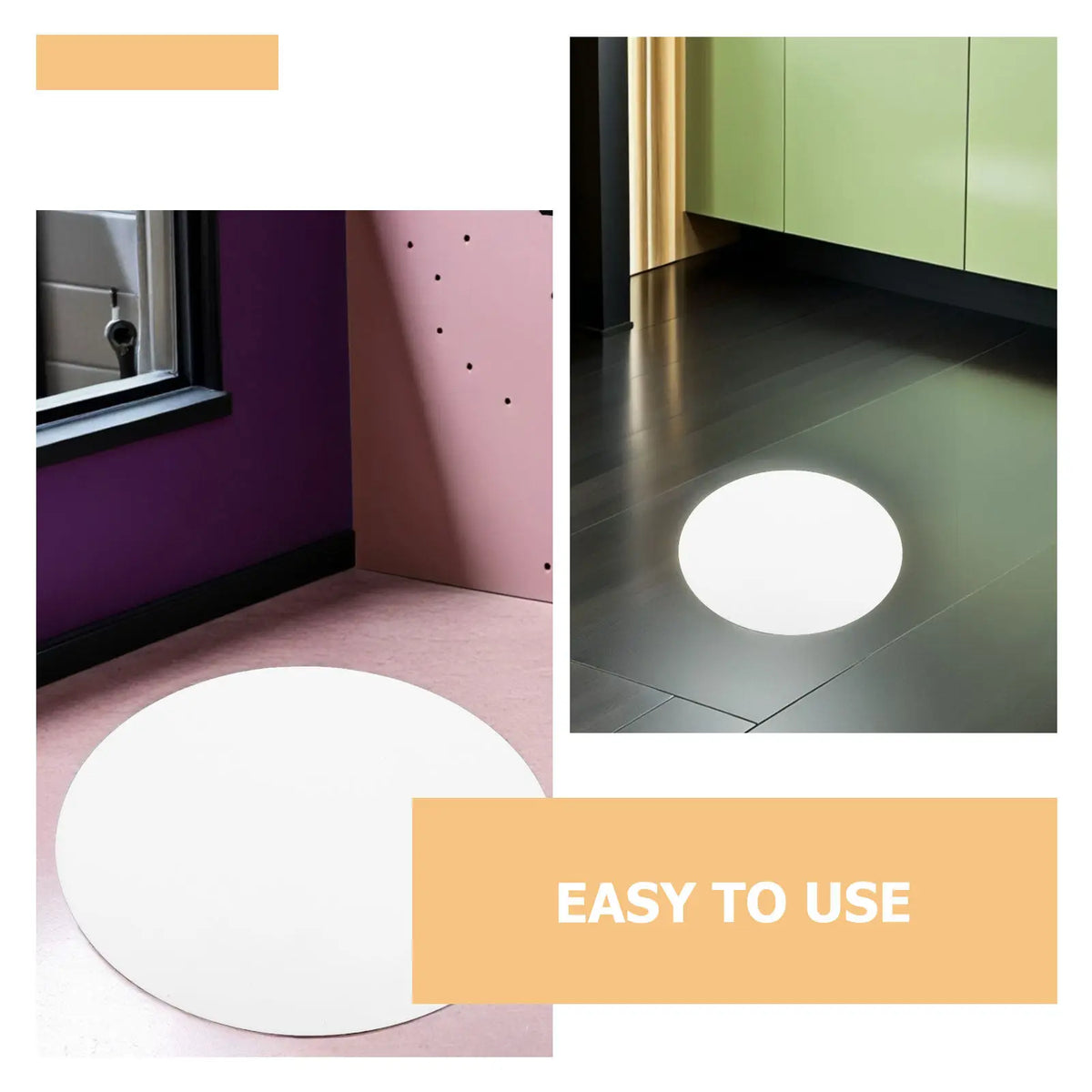 diffuseur lumineux acrylique rond moderne 17.5cm blanc rose bleu doré violet vert