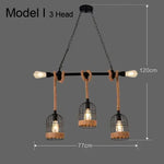 suspension lumineuse industrielle vintage corde naturelle métal noir ampoules opacité