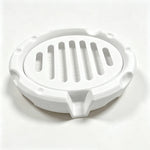 porte savon moderne bac drainage jaune texture rugueuse sans perçage silicone salle bain