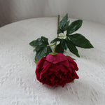 bouquet fleurs artificielles pivoine rose blanche rouge feuilles vertes mariage anniversaireintérieurDecorationFete