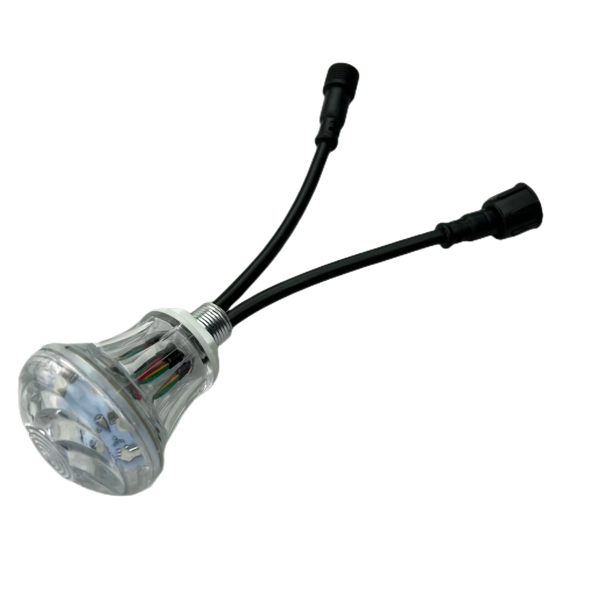 lumières led décoratives multicolores argentées modernes imperméables ip67 texturées spirales relief spa piscine
