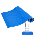 tapis antidérapant sécurité piscine bleu rayures diagonales adhésif extérieur moderne imperméable 90cm 23cm
