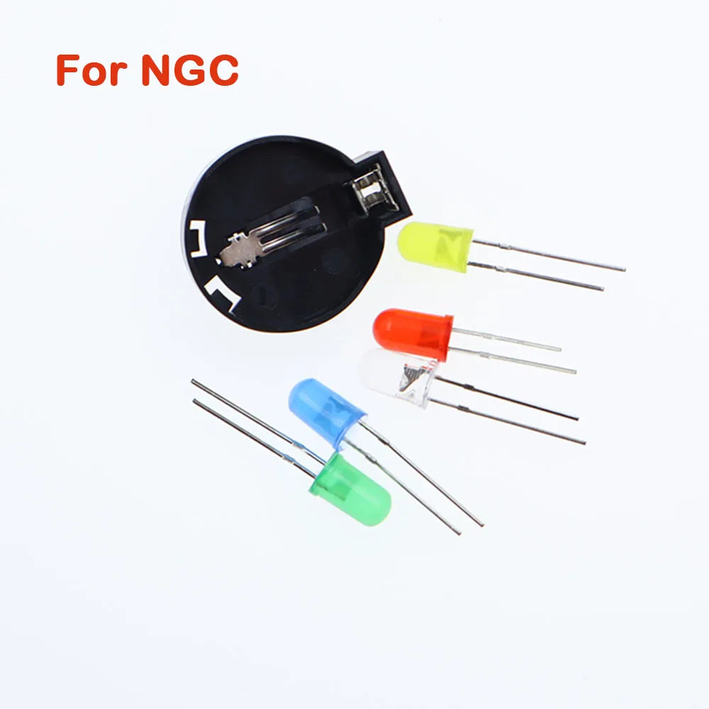 support jeu vidéo noir clips métalliques led rechargeable sega ngc batterie