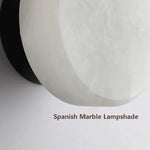 lampe murale moderne marbre blanc minimaliste éclairage quotidien deux led fixée mur entrée couloir