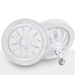 ventilateur led blanc moderne 5lumières télécommande 3vitesses minimaliste
