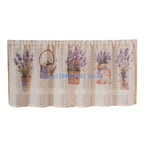 rideau fleurs séchées beige clair rustique opacité 100cm 60cm 70cm 60cm cotonextérieur boutique