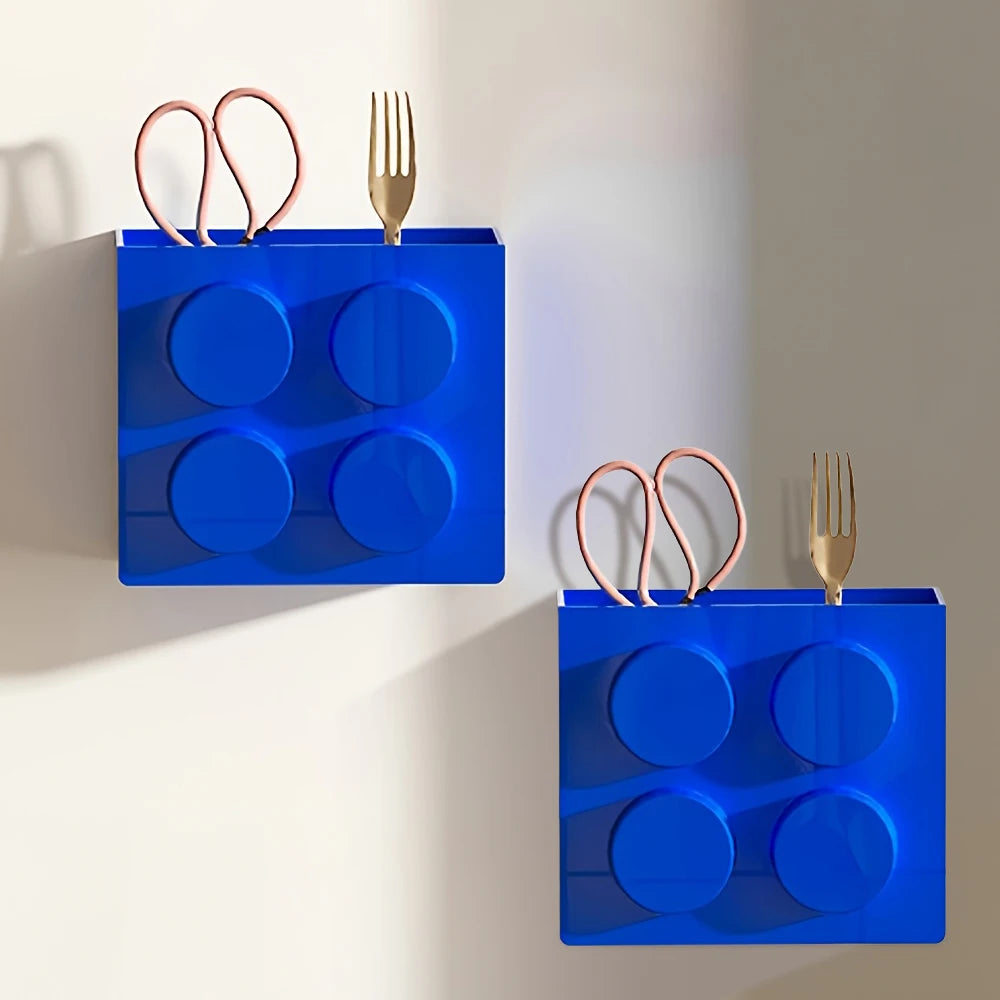 boîtes rangement magnétiques rouge bleu jaune blocs lego moderne fixations magnétiques almacenamiento organizador porta