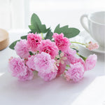 bouquet fleurs artificielles mariage blanc rose violet anniversaire intérieur modernes