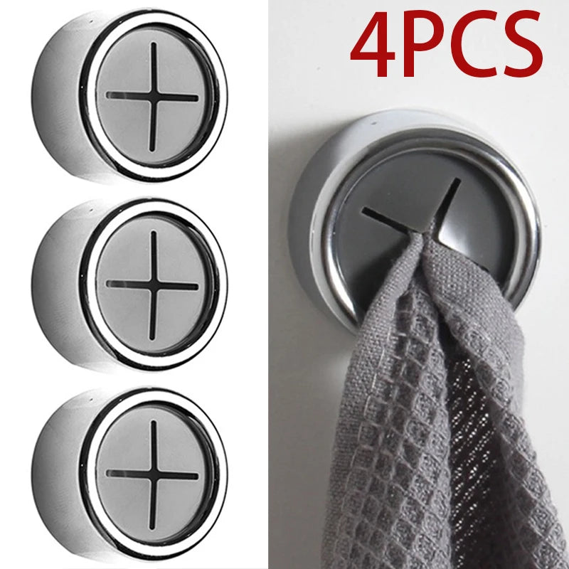 porte serviettes auto adhésifs gris métallisé moderne rond croix noire opaques minimaliste rouleau adhésif