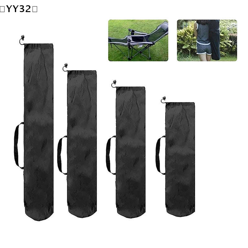 sac transport chaise pliante noir réutilisable tissu fond rond portable durable modulaire fond rond