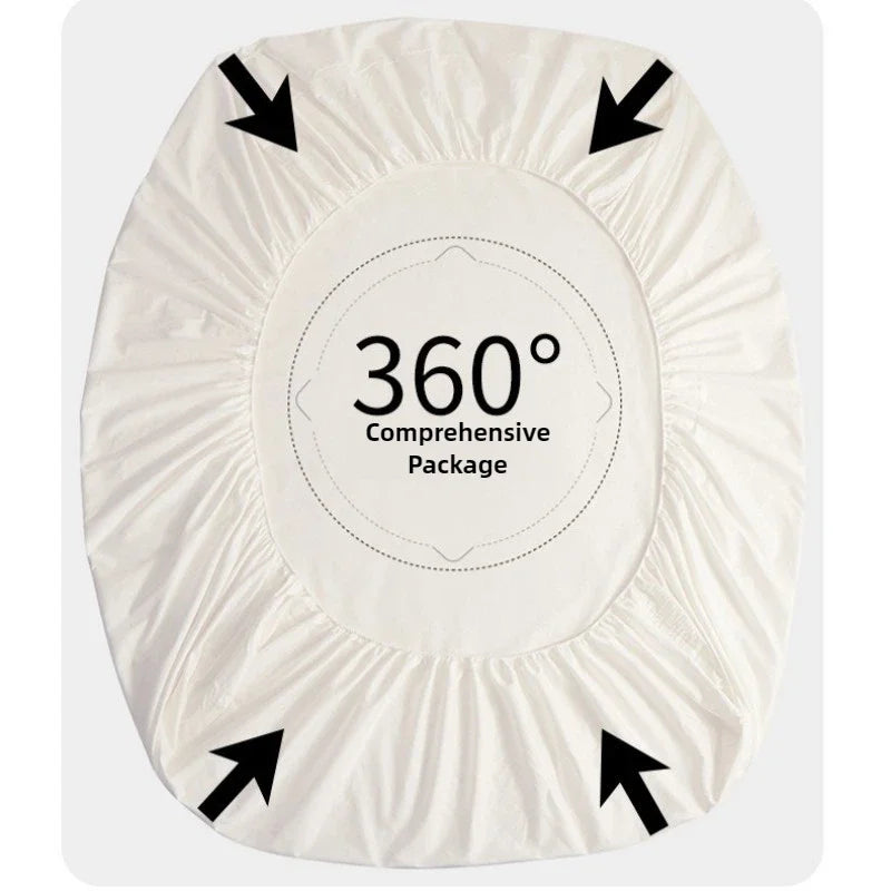 housses lit imperméables drap housse 100 polyester blanc unis modernes adultes king 160x200cm