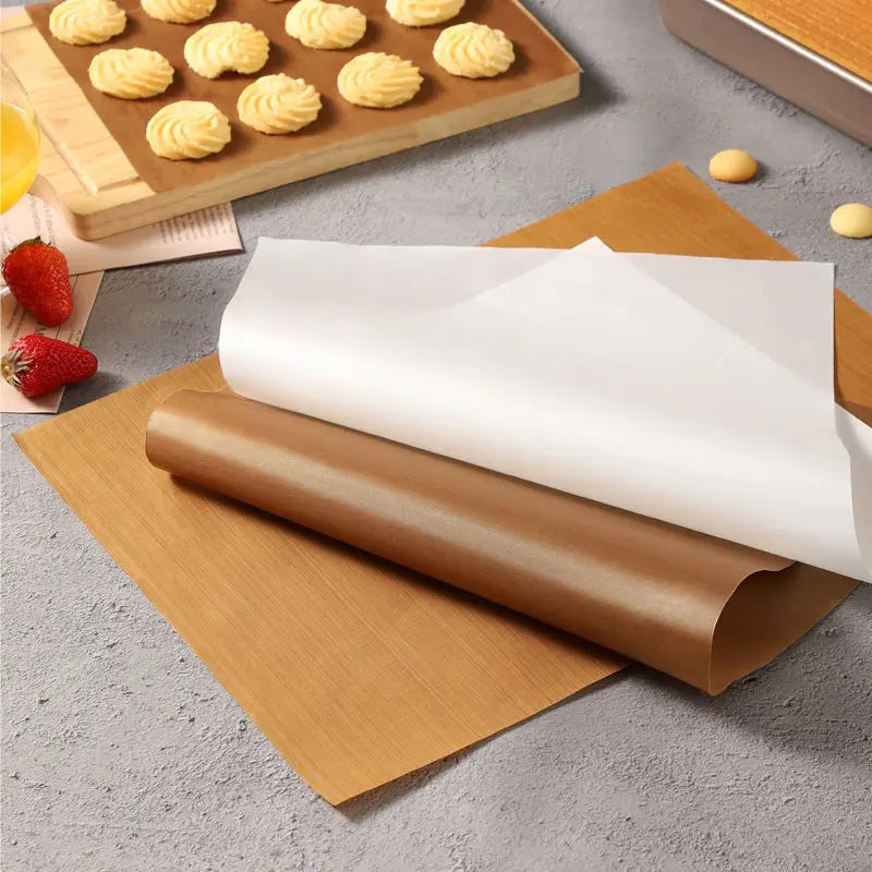 tapis cuisson silicone papier cuisson rouleau marron blanc texture bois pâtisserie gâteau biscuit
