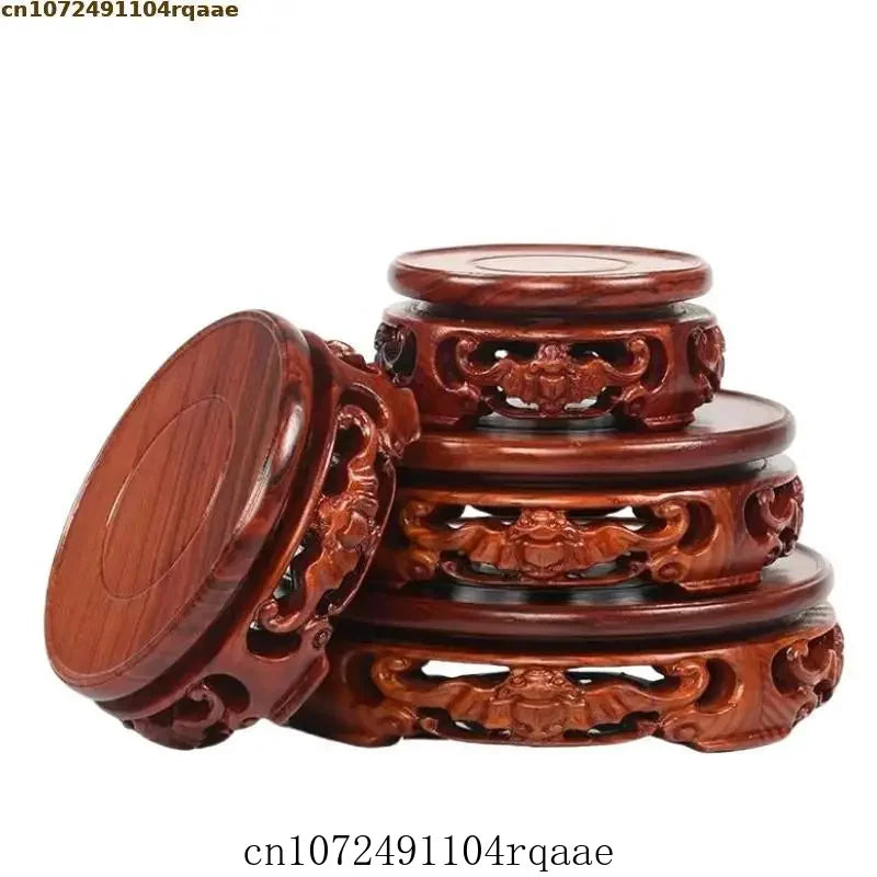 support décoratif bois sculpté socle piédestal figurine vase théière décoration intérieur classique