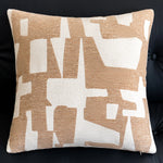 housse coussin polyester géométrique moderne beige blanc decoration intérieure canapé chaise voiture