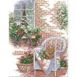 toile broderie floral paysagère multicolore traditionnelle accessoires intérieurs coton broderie DIY